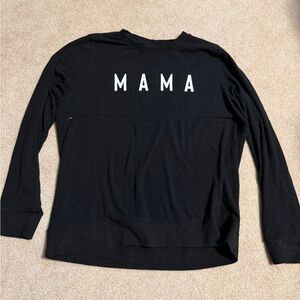 Nursing Queen Black Mama Nursing Crewneck Size M